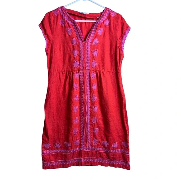 boden bea linen embroidered dress Boden | Dresses | Boden Bea Linen Embroidered Dress Size R